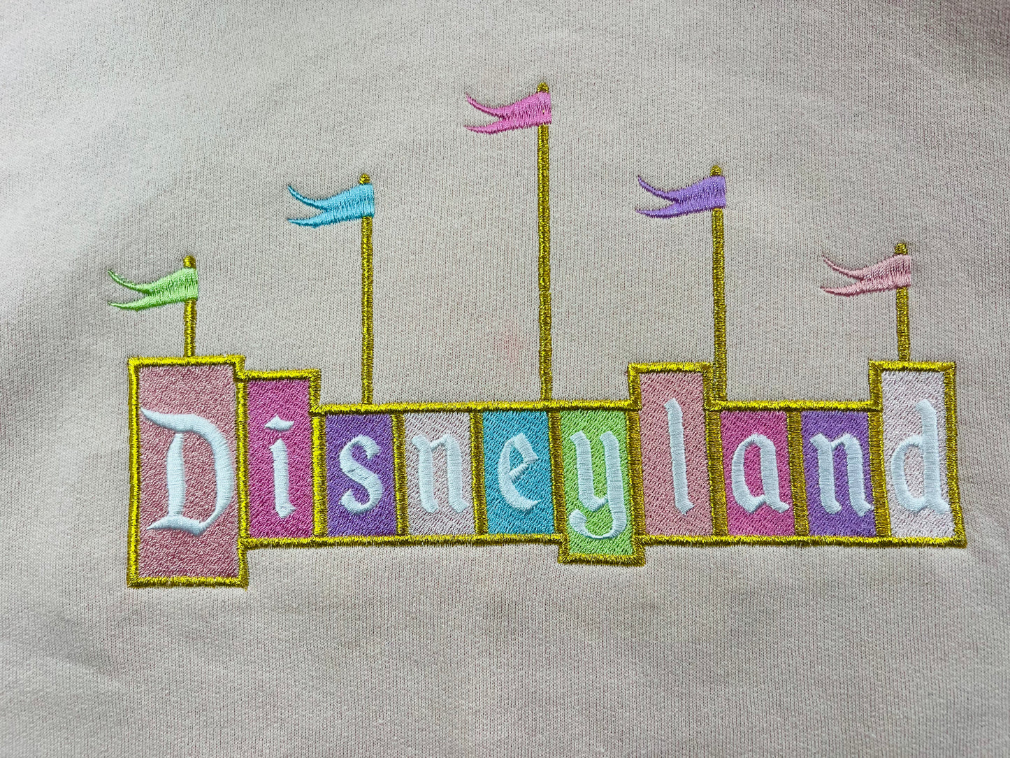 Pink Disneyland Marquee Sweater