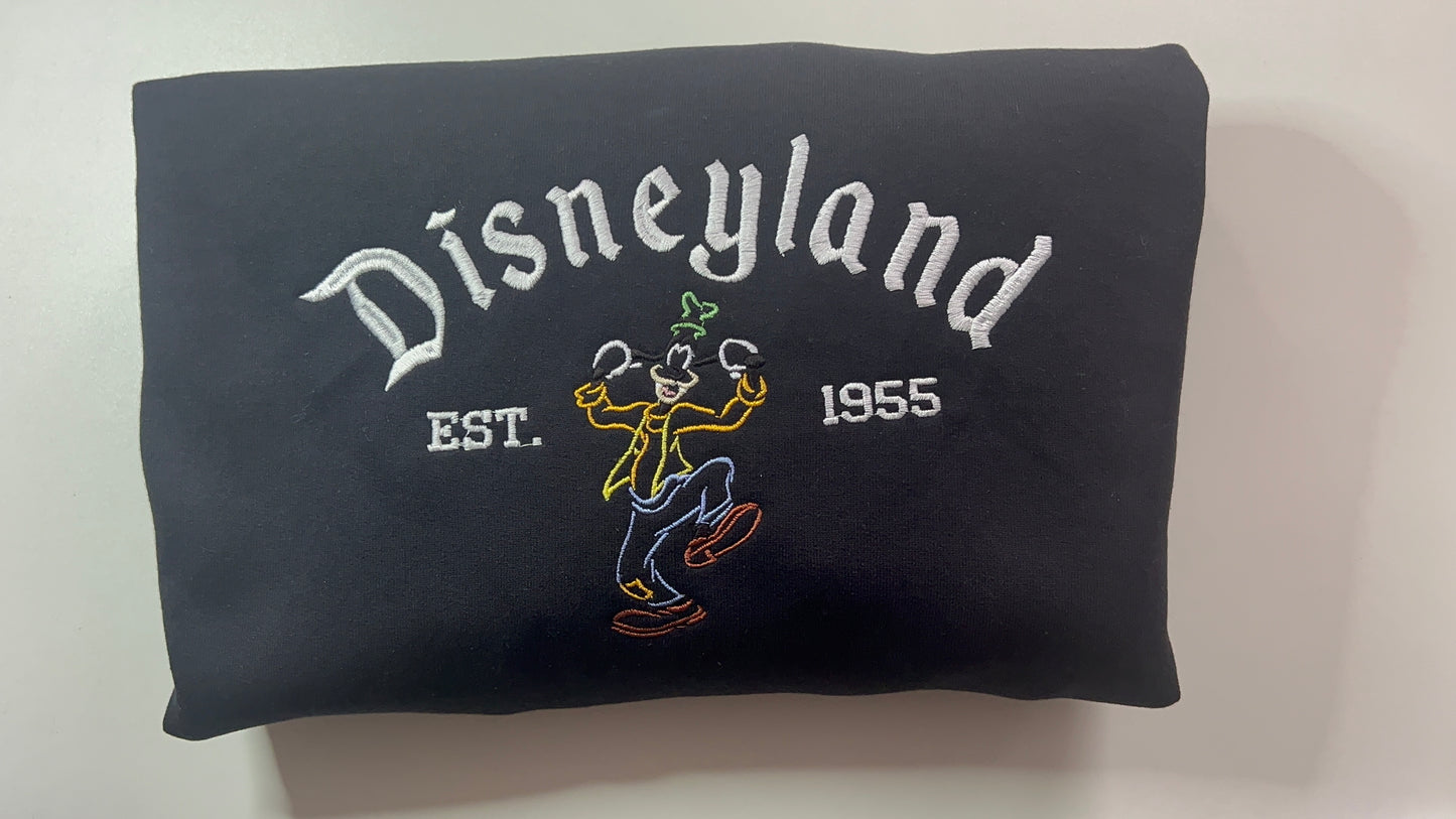 Goofy Disneyland Embroidered Sweater