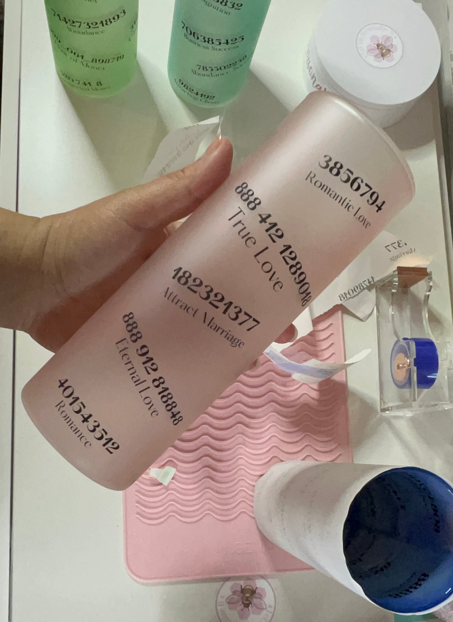 Grabovoi Code Manifesting Glass Can