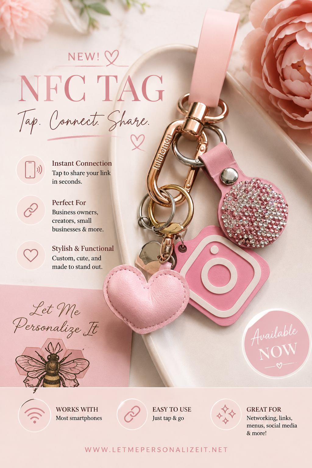 📱 Instagram NFC Social Media Tag