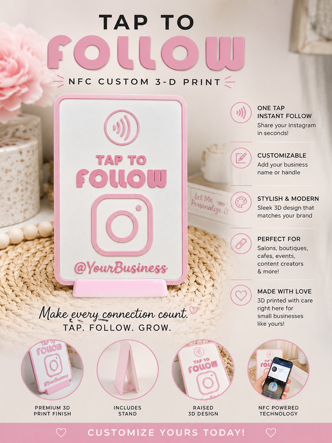 NFC Tap to Follow Plate